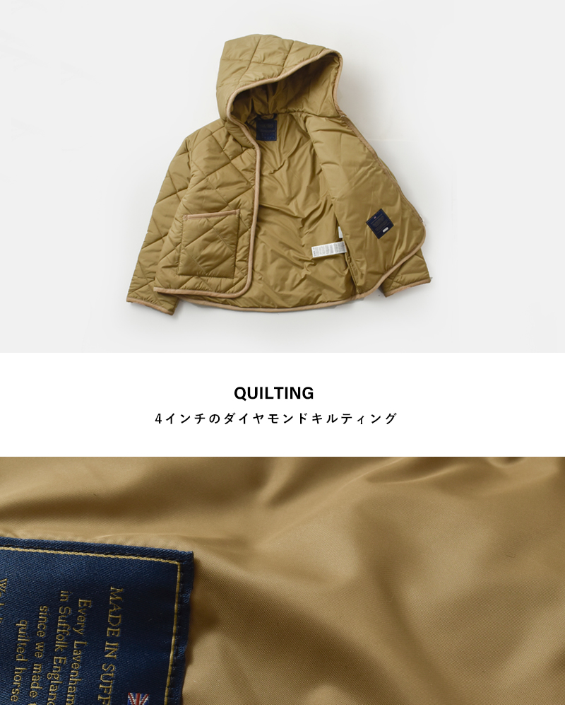 LAVENHAMビッグ キルティング ジップ クレイドン ジャケット “BIG QUILT ZIPPED CRAYDON WOMENS” lv10114