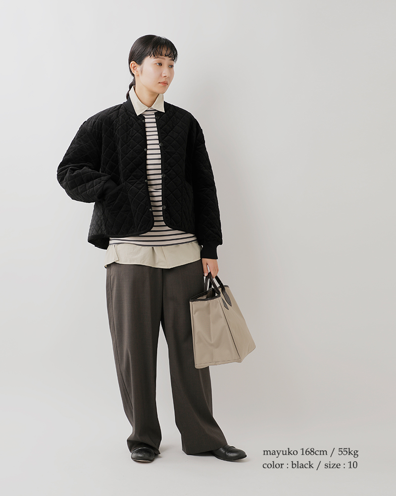 LAVENHAM(ラベンハム)ベルベットキルティングパネルボンバージャケット“PANELEDBOMBERJACKETWOMENS”lv12112