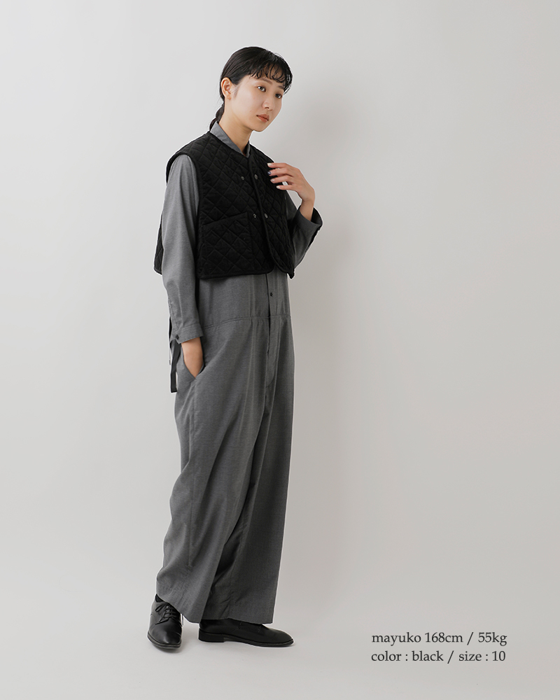 LAVENHAM(ラベンハム)べルベットディービーソーンハムキルティングクロップドベスト“VELVETDBTHORNHAMWOMENS”lv12133