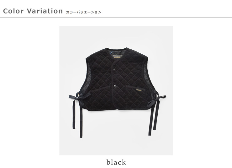 LAVENHAM(ラベンハム)べルベットディービーソーンハムキルティングクロップドベスト“VELVETDBTHORNHAMWOMENS”lv12133