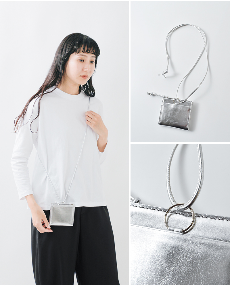 StitchandSew スティッチアンドソー 牛ミラー箔 Lジップ
