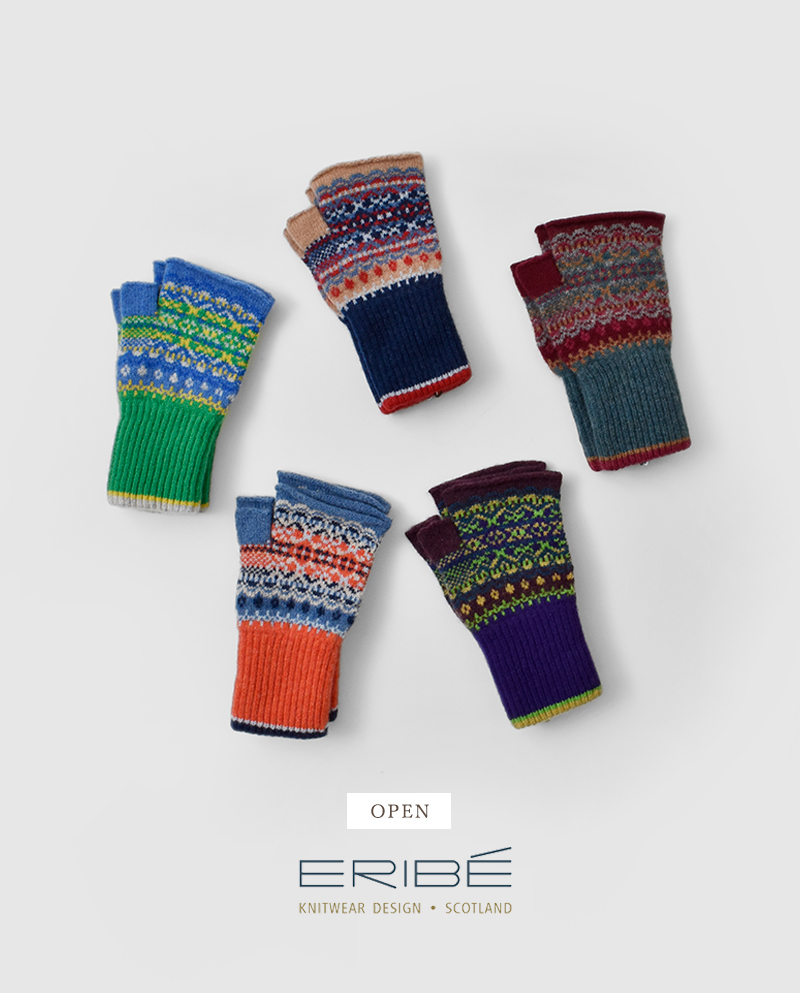 ERIBE(エリベ)ラムズウールアロアオープンニットグローブm4206-same1