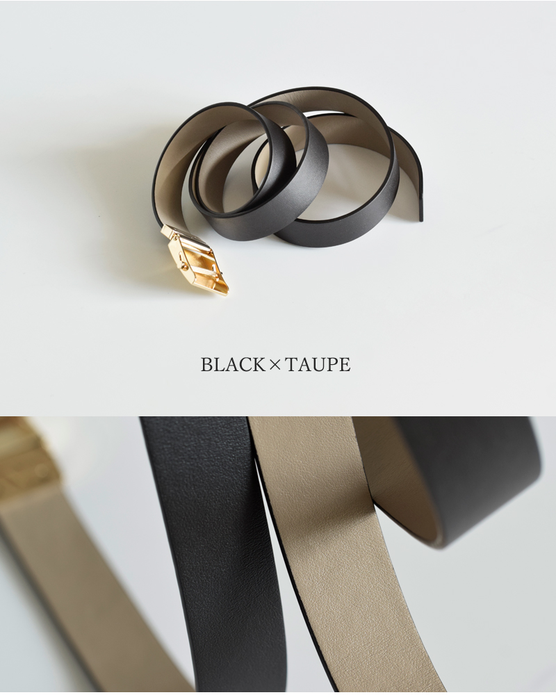 LEFIJE(レフィエ)スムースレザーベルト“RVSTresor/Alaska”m5186a-c-rvs