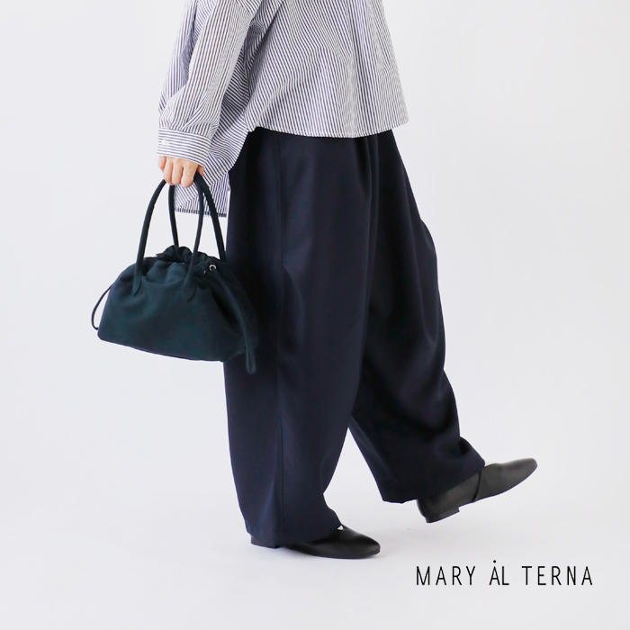 MARY AL TERNA メアリオルターナ ウルトラスエード 巾着 ミニ