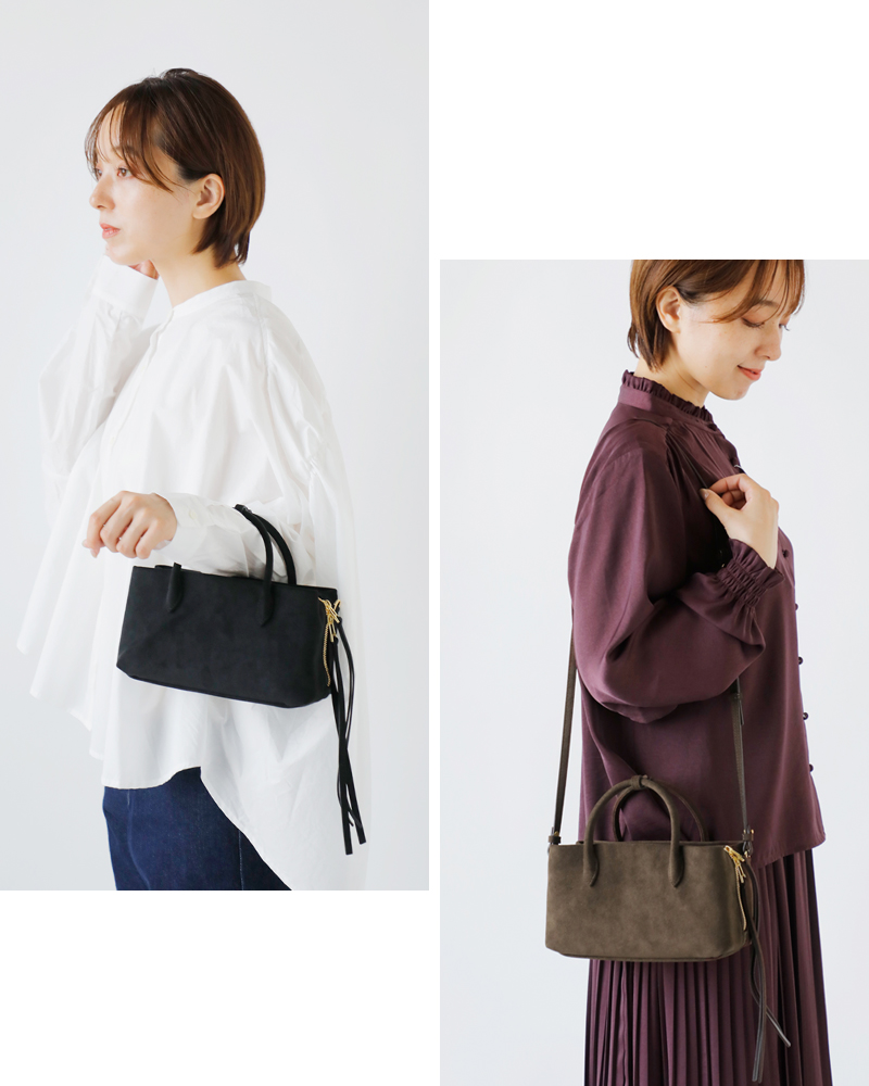 MARY AL TERNA(メアリオルターナ)ウルトラスエードショルダーバッグ“RIKYU”ma5227bg-52