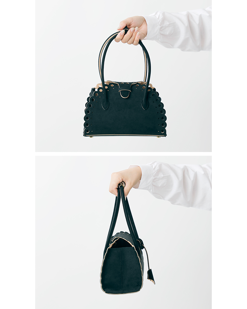 MARY AL TERNA(メアリオルターナ)ウルトラスエードハンドバッグ“ENSOU”ma5227bg-59