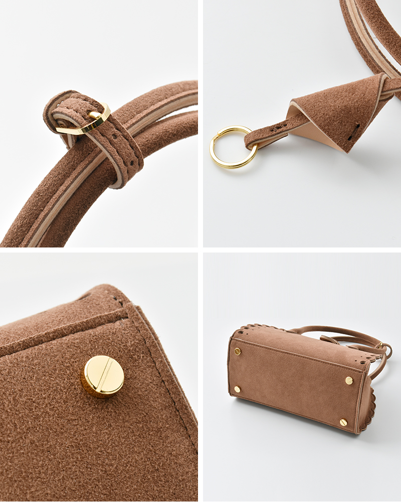 MARY AL TERNA(メアリオルターナ)ウルトラスエードハンドバッグ“ENSOU”ma5227bg-59