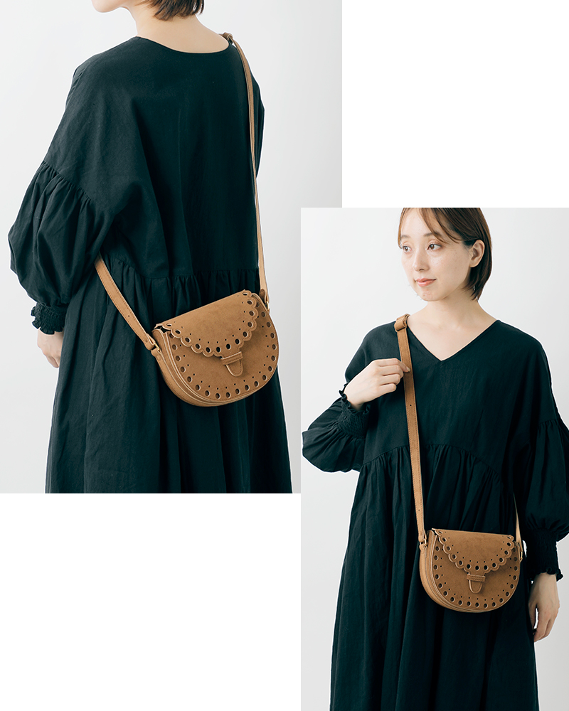 MARY AL TERNA(メアリオルターナ)ウルトラスエードショルダーバッグ“ENSOU”ma5327bg-60