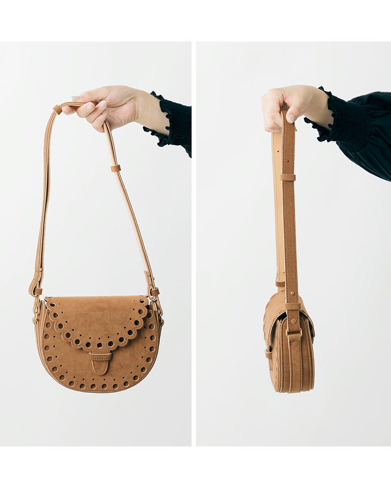 MARY AL TERNA(メアリオルターナ)ウルトラスエードショルダーバッグ“ENSOU”ma5327bg-60