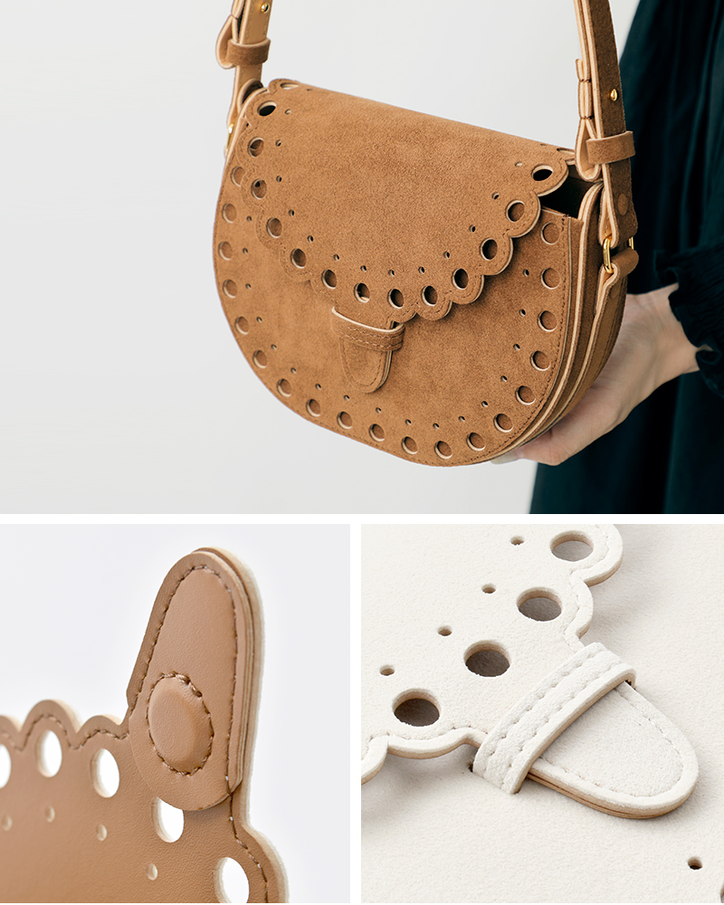 MARY AL TERNA(メアリオルターナ)ウルトラスエードショルダーバッグ“ENSOU”ma5327bg-60