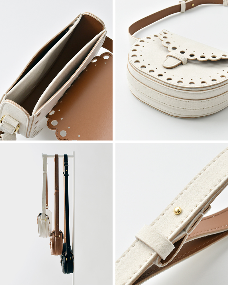 MARY AL TERNA(メアリオルターナ)ウルトラスエードショルダーバッグ“ENSOU”ma5327bg-60