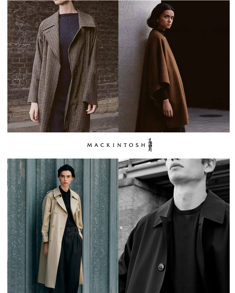 MACKINTOSH マッキントッシュ ウール ハンビー メタルボタン