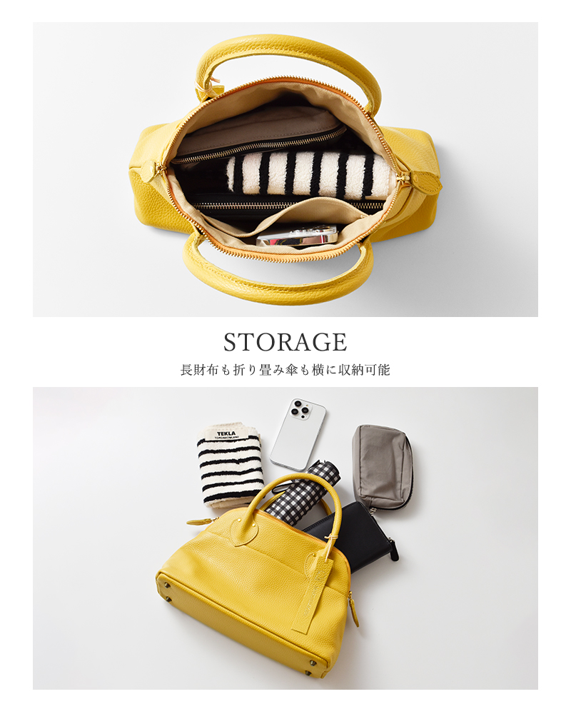 MARINE DAY(マリンデイ)シュリンクカウレザーハンドバッグ“MATILDA”matilda