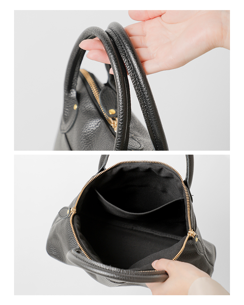 MARINE DAY(マリンデイ)シュリンクカウレザーハンドバッグ“MATILDA”matilda