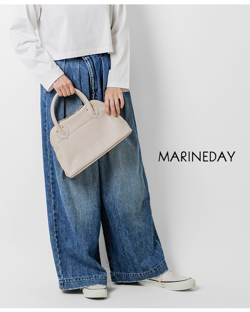 MARINE DAY(マリンデイ)シュリンクカウレザーハンドバッグ“MATILDA”matilda