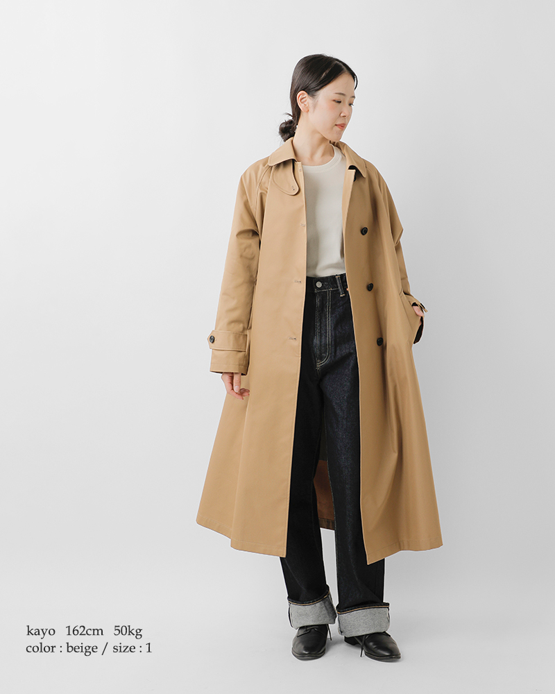 MICHEL Beaudouin(ミッシェル ボードワン)コットンバンドギャバロングコートmb-b3501