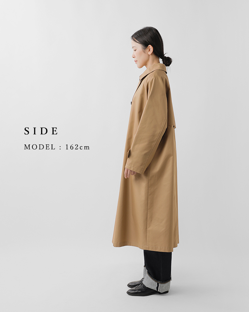 MICHEL Beaudouin(ミッシェル ボードワン)コットンバンドギャバロングコートmb-b3501