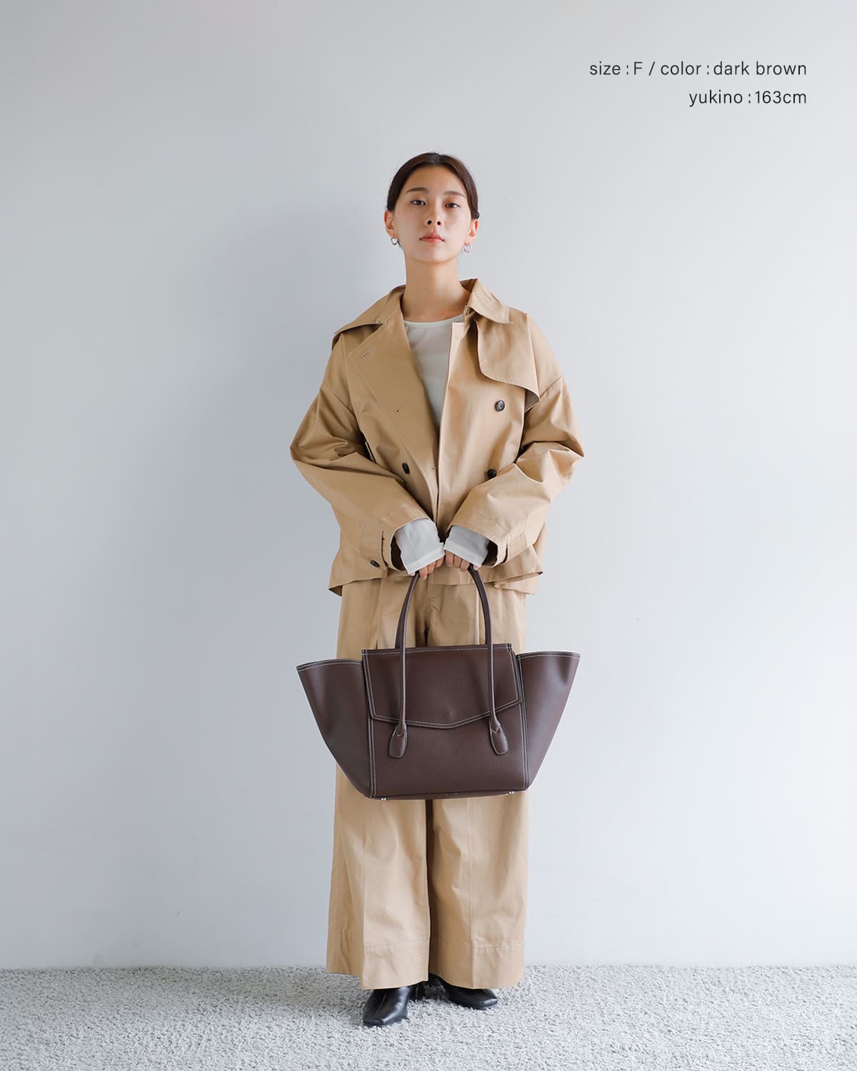 ＆MyuQ(アンドミューク)オペリアフラップトートバッグ “OPERIA” mcb102