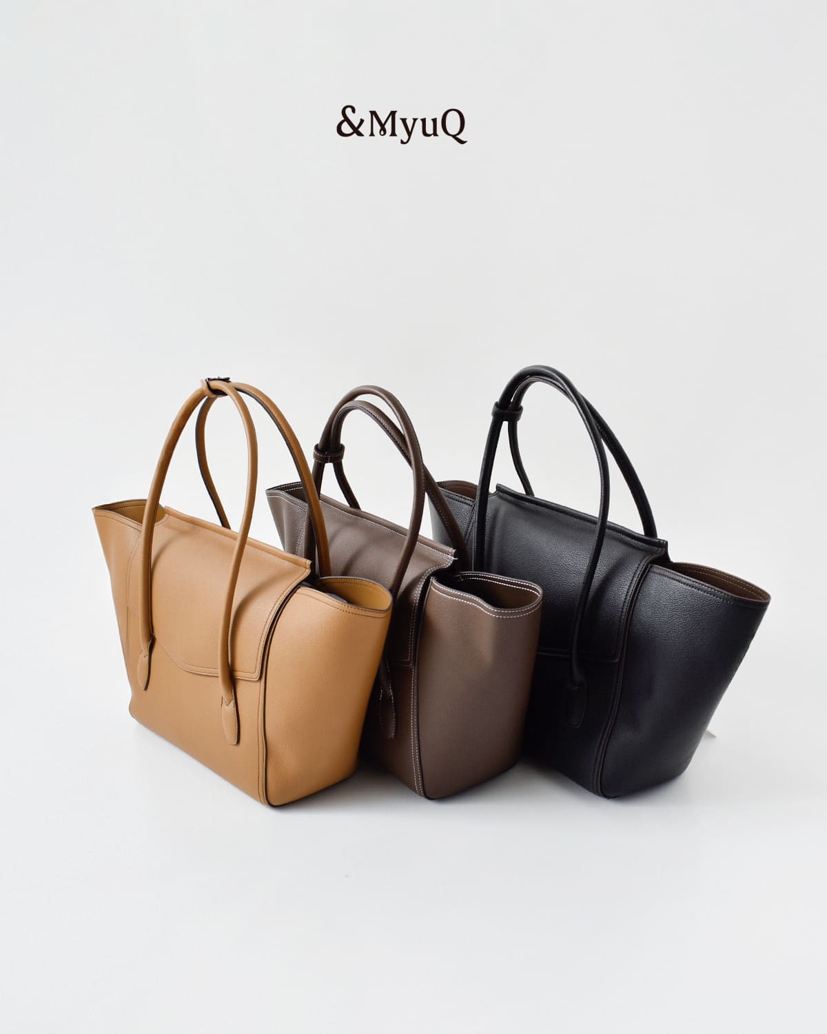 ＆MyuQ(アンドミューク)オペリア フラップ トートバッグ “OPERIA”mcb102