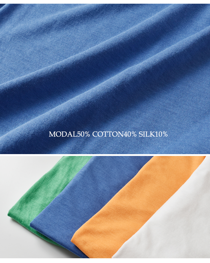 me.(ミードット)モダールロングスリーブTシャツme-24200