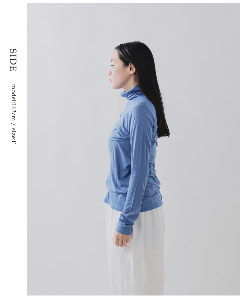 me.(ミードット)モダールタートルネックプルオーバーme-24202