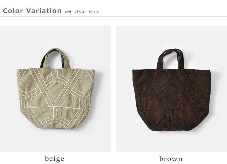 beej ビージ ドリー 刺繍 トートバッグ mi-it001-tr 2025aw新作