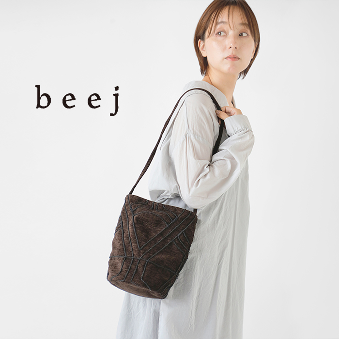 beej ビージ ドリー 刺繍 チューブ バッグ mi-it002-same1-tr