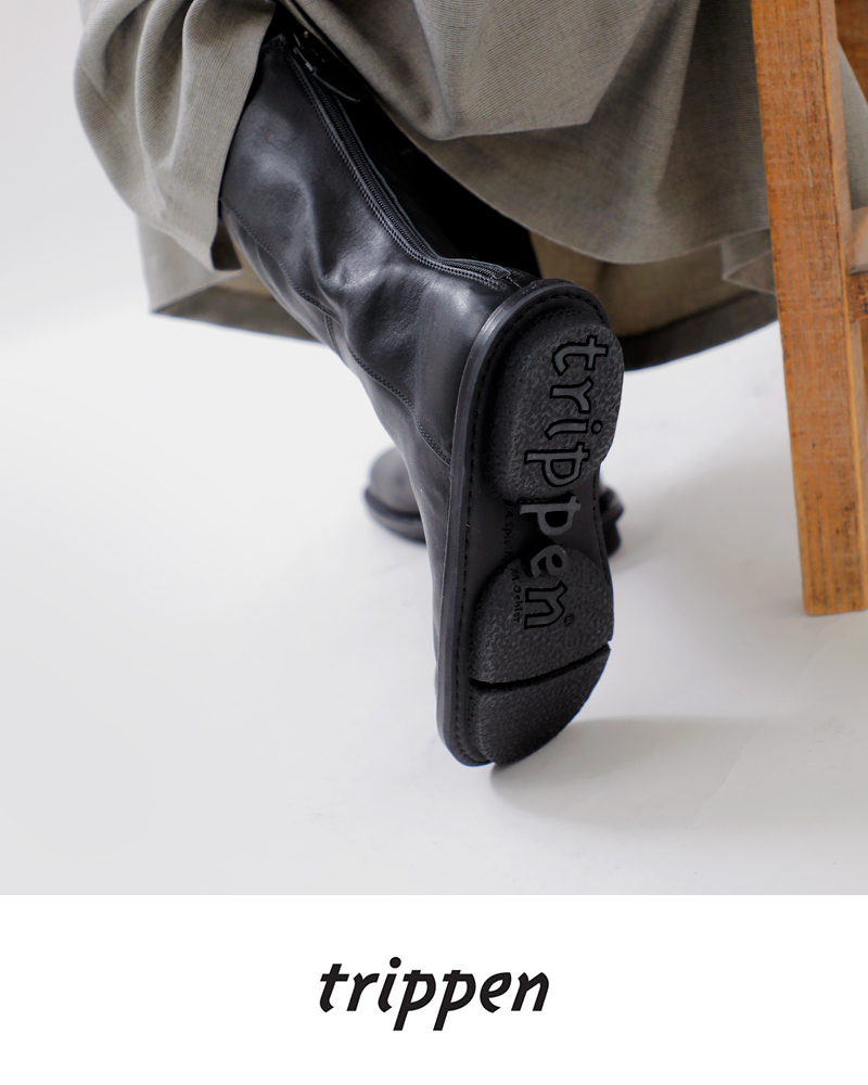 trippen(トリッペン)カウレザーミドルブーツmid-boot-sat
