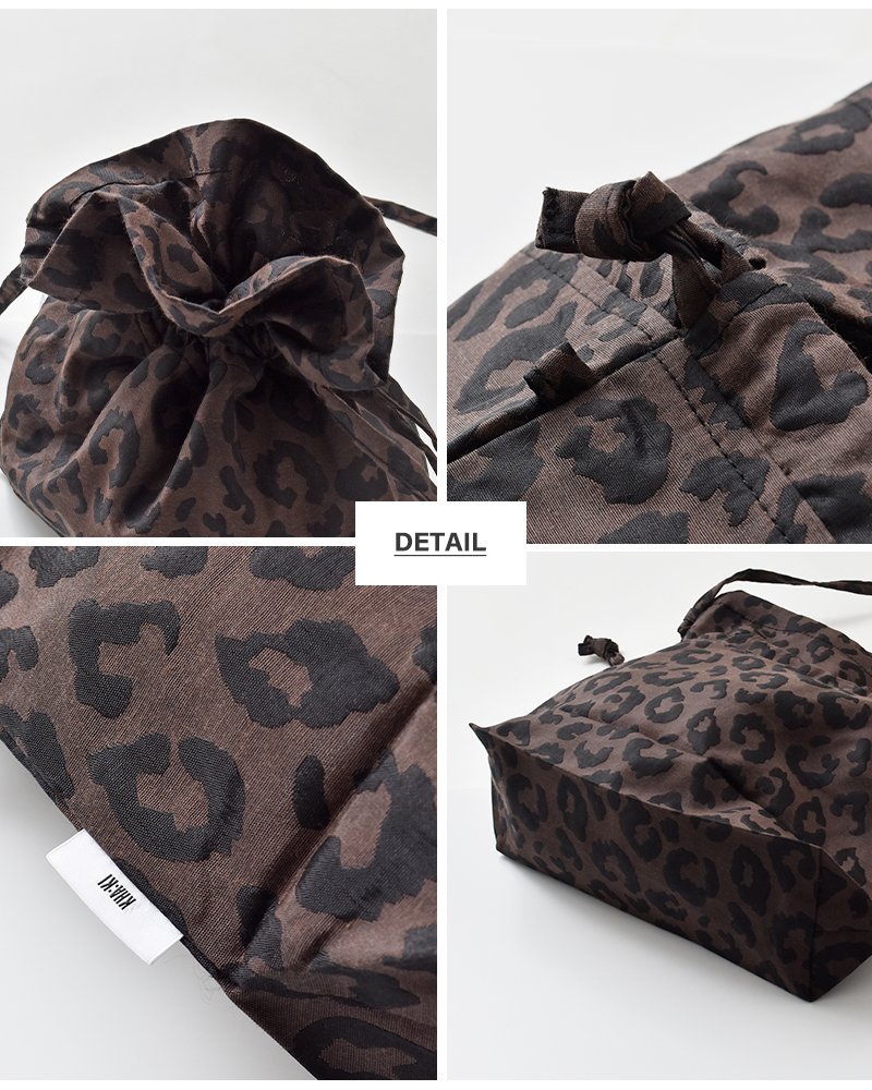 kha:ki(カーキ)レオパードコンバーチブルバッグ“CONVERTIBLEBAGLEO”mil25fbg3027