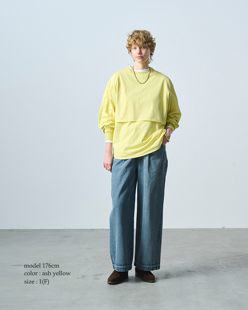 LIMI カーキカットアウトスリーブ トレーナー 楽天市場】kha:ki カーキ 12oz 裏パイル スウェット カレッジ