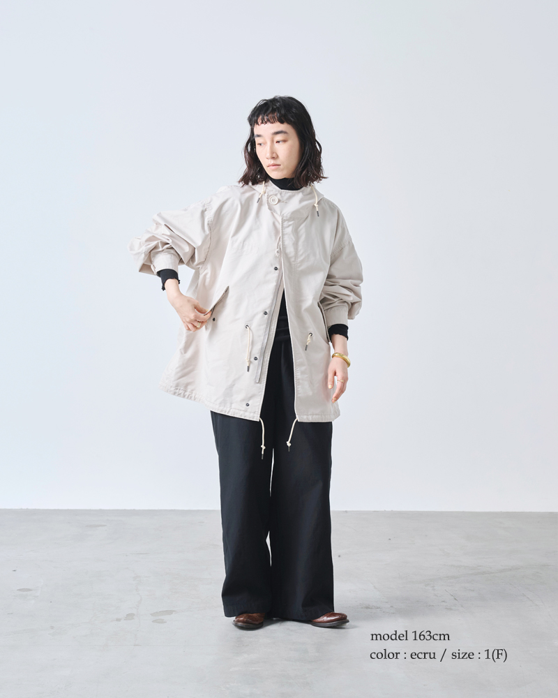 kha:ki(カーキ)Aラインミドルモッズコート“NEWTYPE-51PARKA”mil25fjk3051