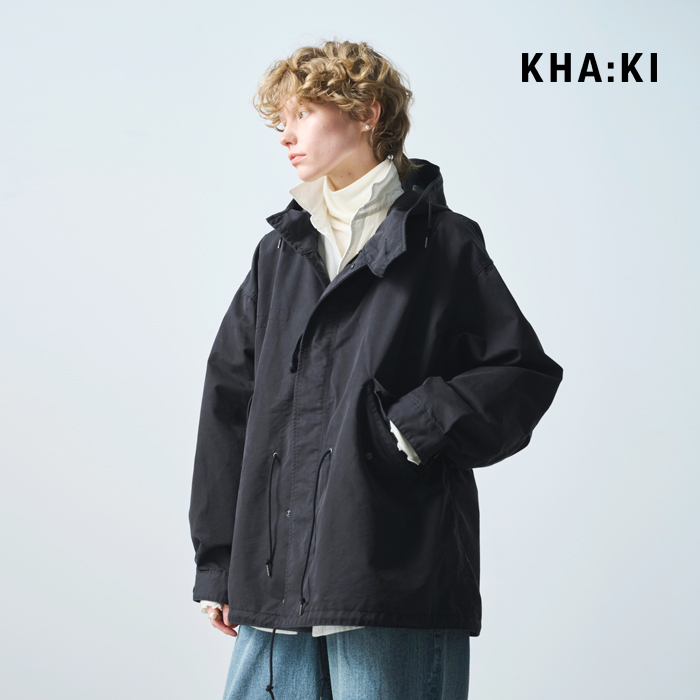 kha:ki(カーキ)Aラインミドルモッズコート“NEWTYPE-51PARKA”mil25fjk3051