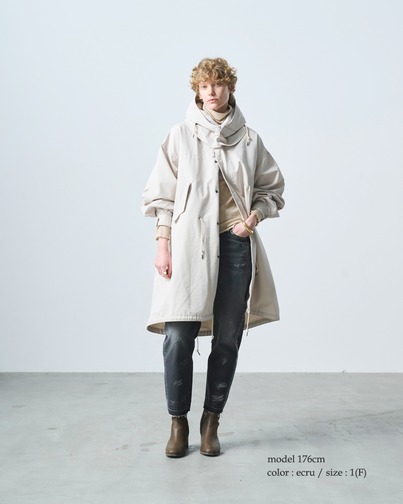 kha:ki(カーキ)ロングモッズコート“NEWTYPE-65COAT”mil25fjk3065