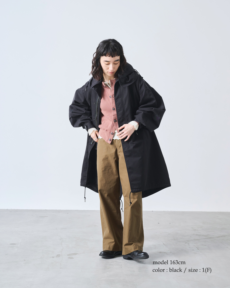 kha:ki(カーキ)ロングモッズコート“NEWTYPE-65COAT”mil25fjk3065
