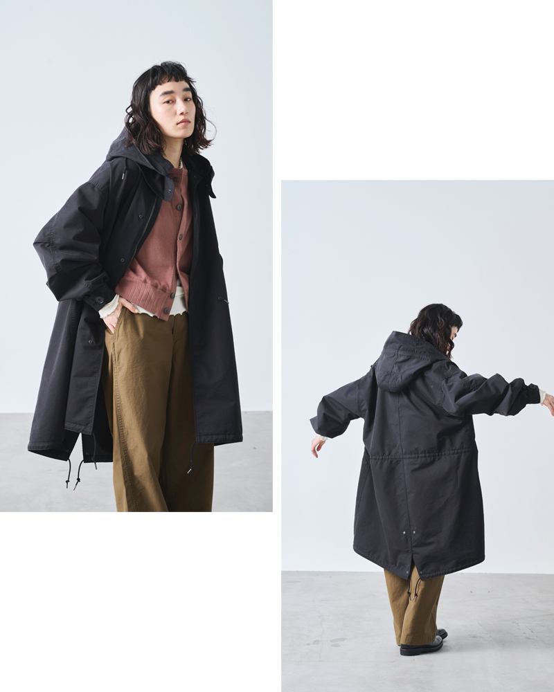 kha:ki(カーキ)ロングモッズコート“NEWTYPE-65COAT”mil25fjk3065