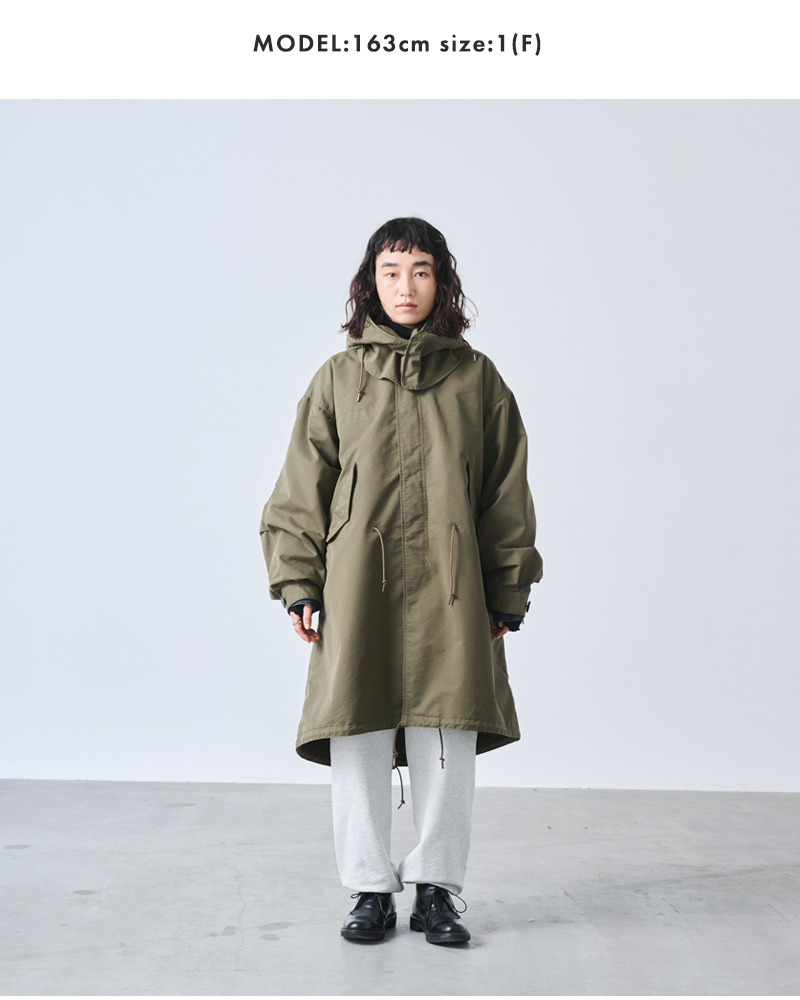 kha:ki(カーキ)ロングモッズコート“NEWTYPE-65COAT”mil25fjk3065