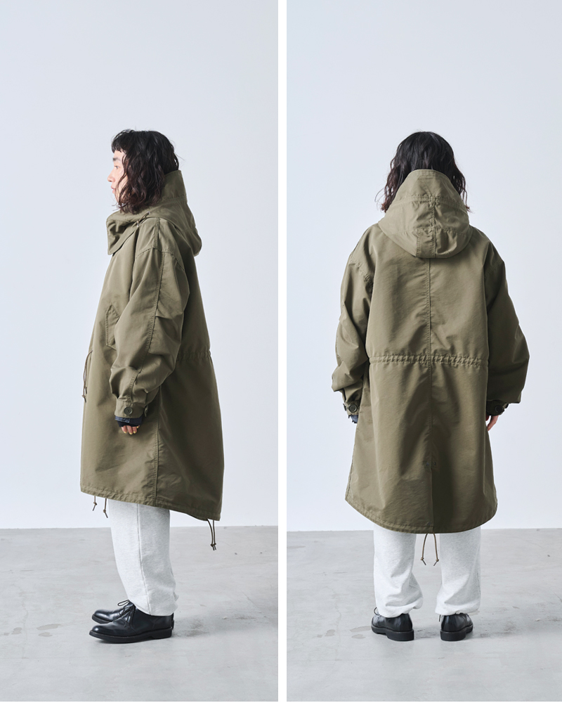 kha:ki(カーキ)ロングモッズコート“NEWTYPE-65COAT”mil25fjk3065