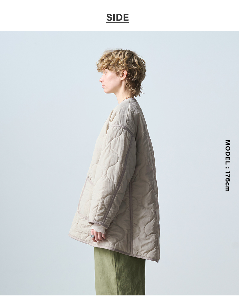 kha:ki(カーキ)ミリタリーキルティングライナージャケット“MILQUILTZIPUPJACKET”mil25fjk3229