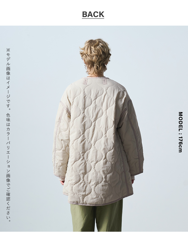 kha:ki(カーキ)ミリタリーキルティングライナージャケット“MILQUILTZIPUPJACKET”mil25fjk3229
