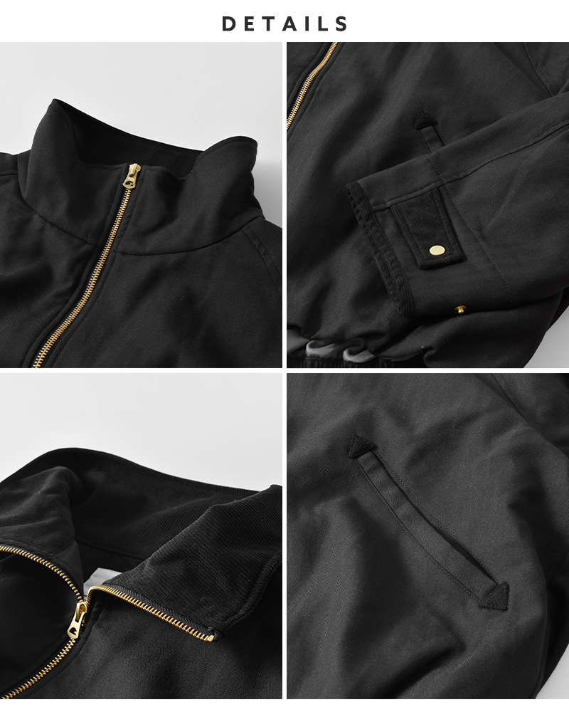 kha:ki カーキ ワイド ハリントン ジャケット “WIDE HARRINGTON