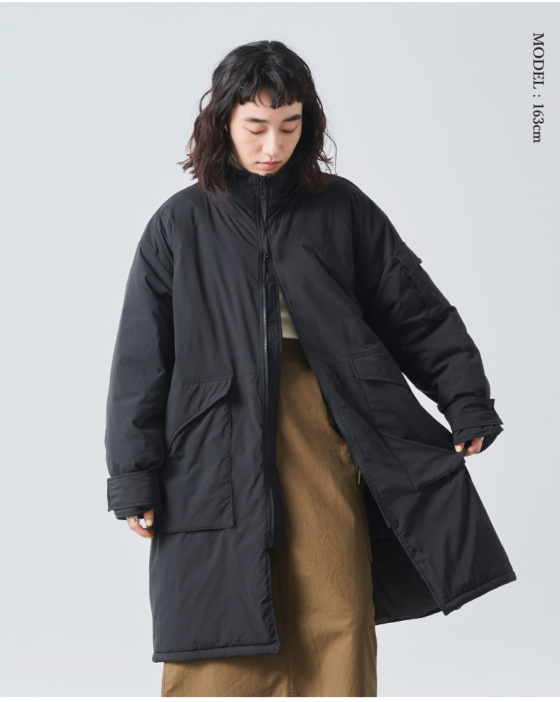 kha:ki(カーキ)ミリタリーパティングコート“MILPADDINGCOAT”mil25fjk3242