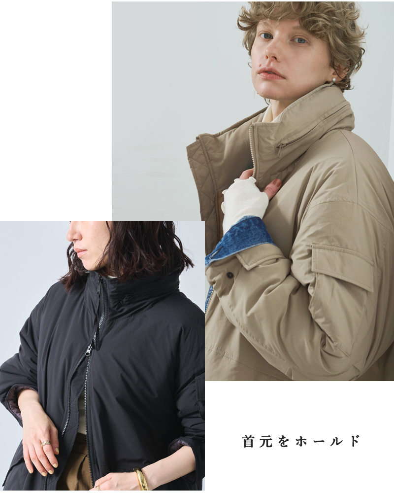 kha:ki(カーキ)ミリタリーパティングコート“MILPADDINGCOAT”mil25fjk3242