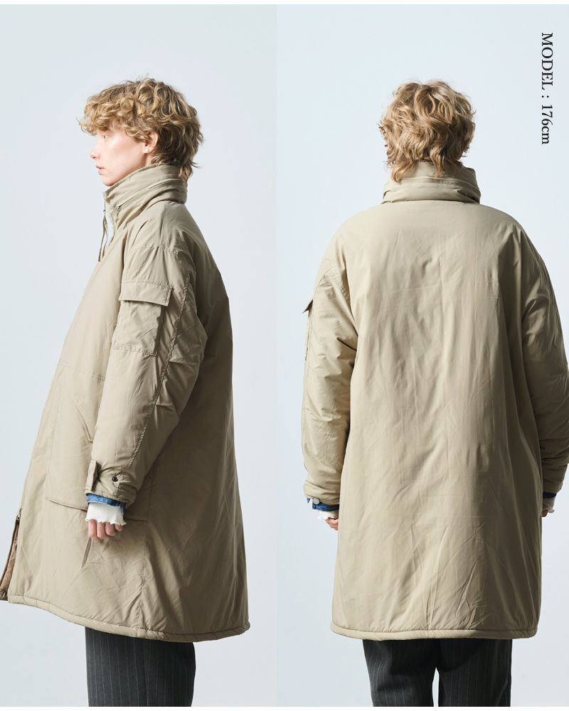 kha:ki(カーキ)ミリタリーパティングコート“MILPADDINGCOAT”mil25fjk3242