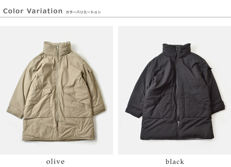 kha:ki(カーキ)ミリタリーパティングコート“MILPADDINGCOAT”mil25fjk3242