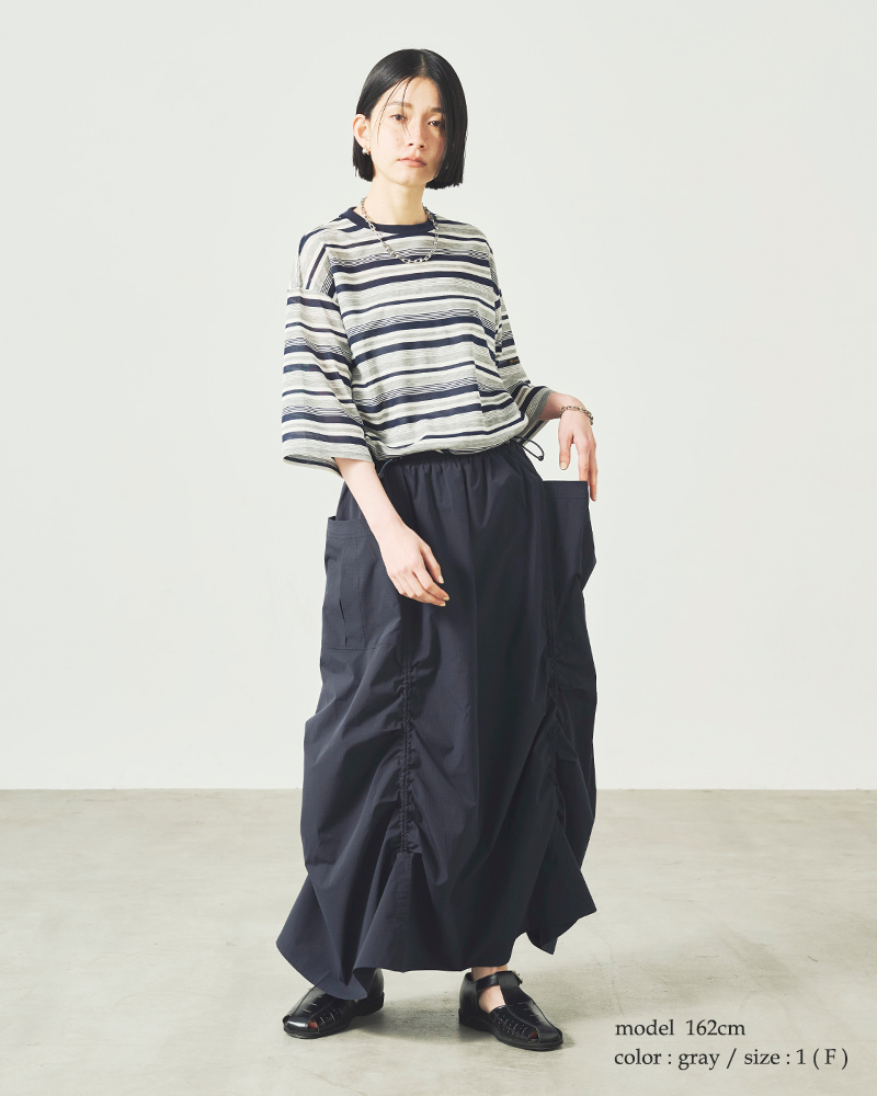 30%OFF】kha:ki カーキ シアー ドライタッチ マルチボーダー