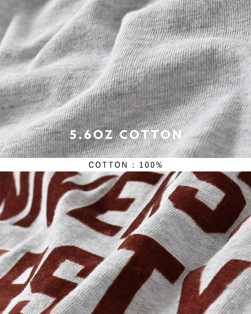 kha:ki(カーキ)コットン7分袖Tシャツ“7THTEE-K.U.V-”mil25scs3459