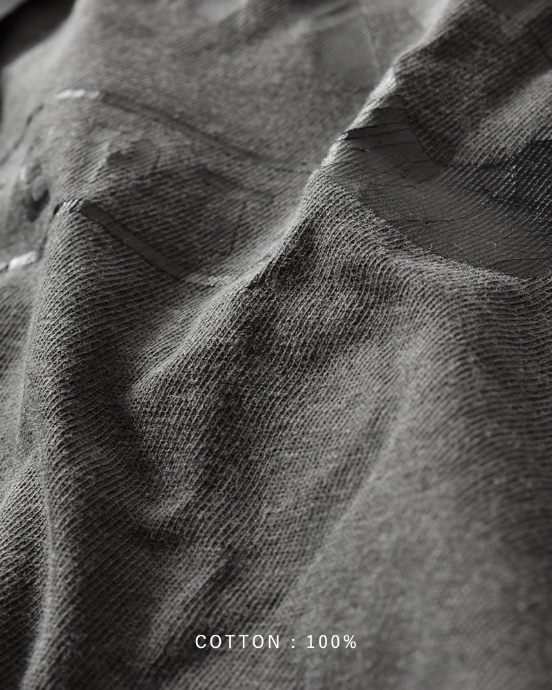 kha:ki(カーキ)コットンリメイクTシャツカーディガン“REMAKETEECARDIGAN”mil25scs3460