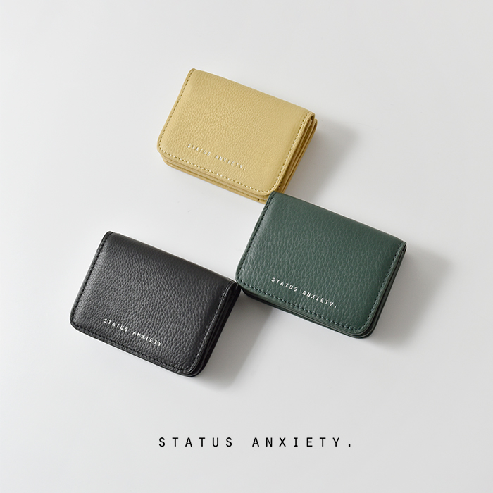 STATUS ANXIETY(ステータスアングザエティー)カウレザーウォレット“MILESAWAY”miles-away