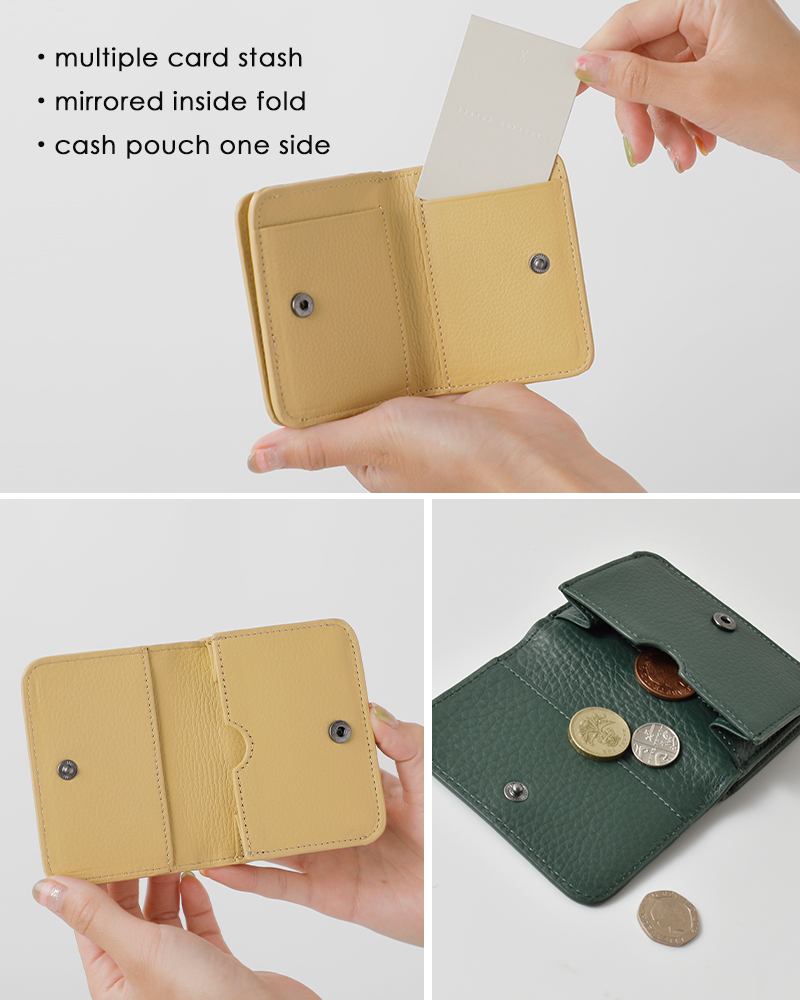 STATUS ANXIETY(ステータスアングザエティー)カウレザーウォレット“MILESAWAY”miles-away