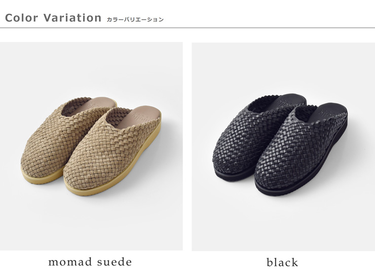 molle shoes(モールシューズ)メッシュレザーモックシューズ“WOVENLEATHERCROG”mls210301-16-